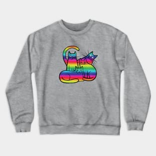 Rainbow cats Crewneck Sweatshirt